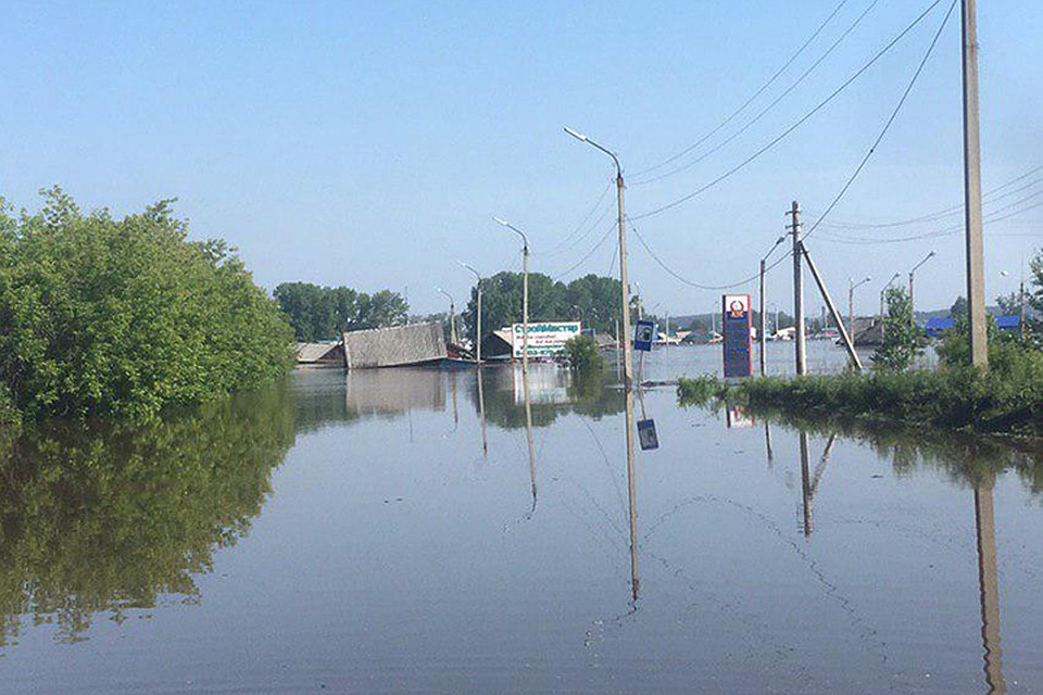Наводнение в Тулуне: федеральная трасса «Сибирь» остается закрытой ...