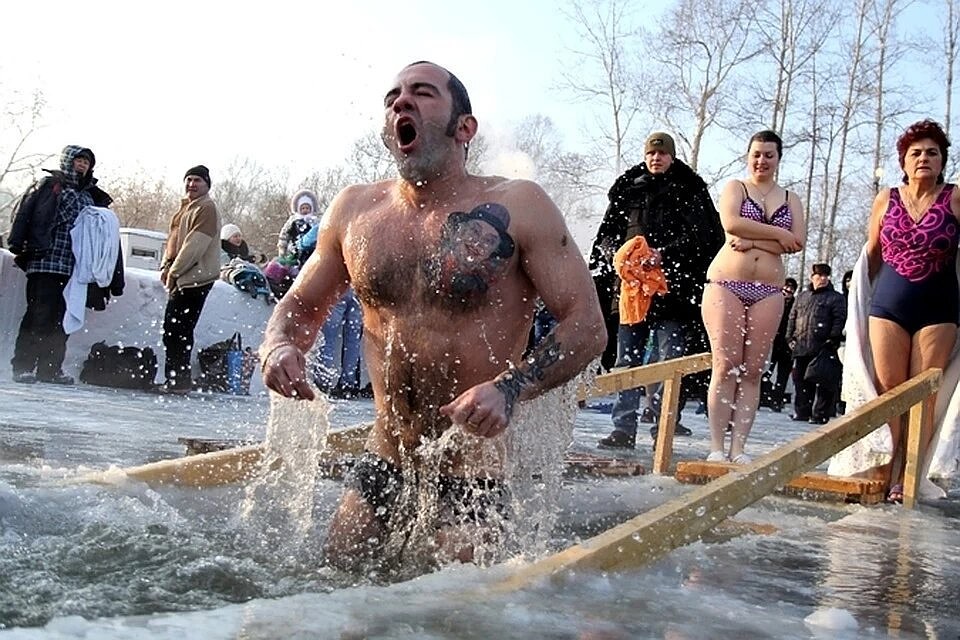 Купался в этом году